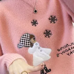 StyleCast Women Self Design High Neck Long Sleeves Pullover Sweater image 4