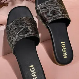 IKAGI Women Open Toe Flats image 3