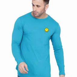 Blisstone Men Solid Slim Fit Round Neck Cotton T-shirt-picture-51
