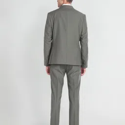 arrow Men Solid Wool Three Piece Suit Solid Suit image 2