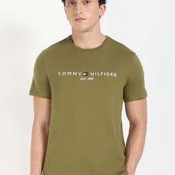 Tommy Hilfiger Men Typography Printed T-shirt image 1
