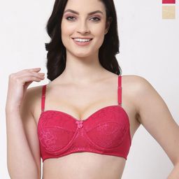 SHYAM SONS FLAIR Floral Bralette Bra Full Coverage Lightly Padded-picture-8