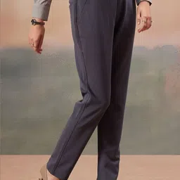 FITHUB Women High-Rise Wrinkle Free Trousers image 5