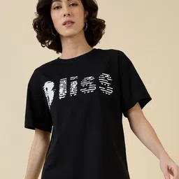 Mast & Harbour Women Printed T-shirt-picture-25