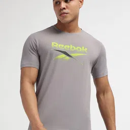 Reebok Men Logo-Printed Round Neck T-Shirt-picture-32
