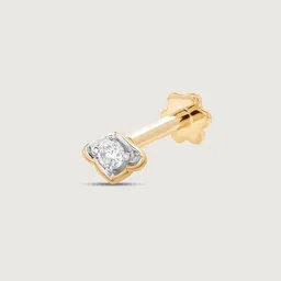 Mia by Tanishq Women 14 KT Gold Chic Nova Diamond Nose Pin - 0.265 g image 3