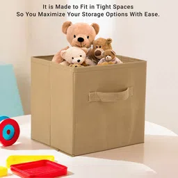 Kuber Industries Black & Beige 4 Pieces Drawer Organisers image 2