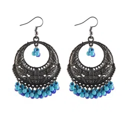 Creative Frogs Women Blue Earrings-picture-22