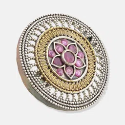 Fabindia Stone-Studded Adjustable Finger Ring image 5