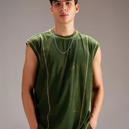 IZF Men Extended Sleeves Pockets T-shirt-picture-41
