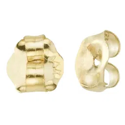 SALTY Pack of 2 Women Gold Double Twist Loop Hoop Earrings image 2