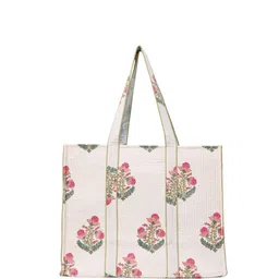 Block N Style Unisex Floral Printed Shopper Tote Bag-picture-55