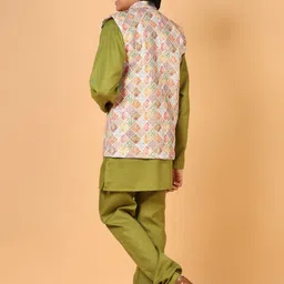 V-Mart Boys Regular Kurta with Churidar image 5