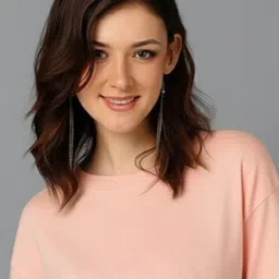 Adixus Women Round Neck Cotton Short Sleeves Regular Fit T-shirt image 3