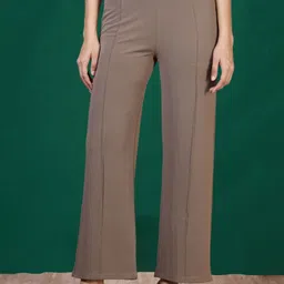 All About You Formals Women Loose Fit High-Rise Wrinkle Free Trousers-picture-12