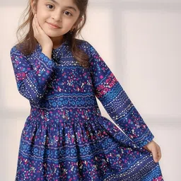 Moda Rapido Floral Crepe Fit & Flare Dress-image-60