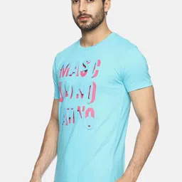 Masculino Latino Men Bio Finish Typography Printed Round Neck Cotton Slim Fit T-shirt image 2