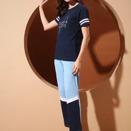 PRRODALITY Printed T-Shirt & Trousers Co-Ords image 2