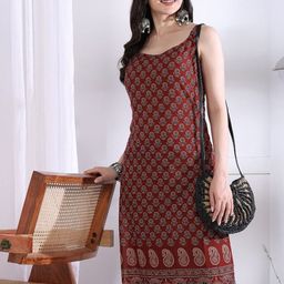 Vbuyz Women Floral Printed Festive Cotton Straight Kurta-picture-13
