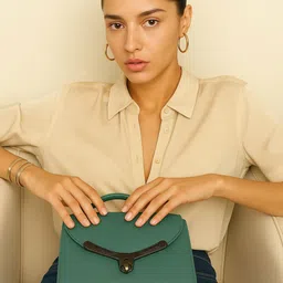 Haute Handles Women Solid Structured Sling Bag-image-13