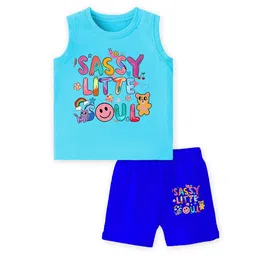 Lavi-Tavi Unisex Kids Printed Top with Shorts image 5