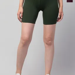 DRAXSTAR Women Pack Of 2 Skinny Fit Low-Rise Cycling Sports Shorts-picture-37