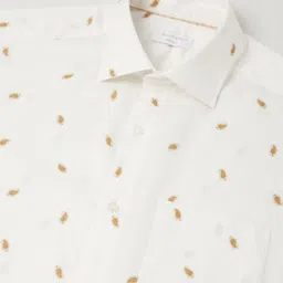 Allen Solly Sport Conversational Printed Spread Collar Pure Cotton Formal Shirt image 5