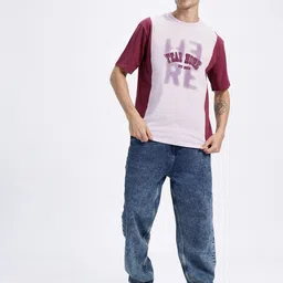 glitchez Typography Printed Oversized T-shirt image 3