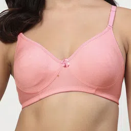 LILY Akinos Pack of 4 Full Coverage Seamless Non Padded T Shirt Bra image 4