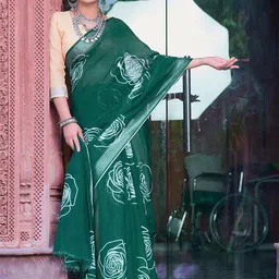 Anouk Floral Printed Woven Design Saree-image-79