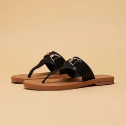 ERIDANI Women Embellished T-Strap Flats-picture-17