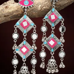 Moedbuille Dome Shaped Jhumkas Earrings-picture-39
