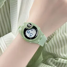 EWWE Unisex Kids Dial & Straps Digital Multi Function Watch Compass-Green image 5