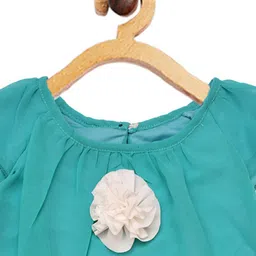 Creative Kids Polka Dot Print Georgette A-Line Dress image 4