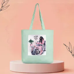 PLAYYBAGS Women Graphic Printed Cotton Tote Bag-picture-23