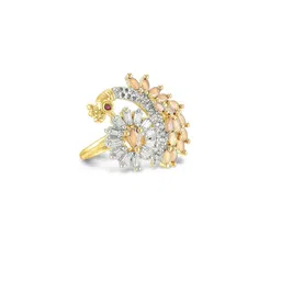 CHARMS Gold-Plated Alloy Cubic Zirconia Finger Ring-picture-20