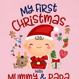 Arvesa My First Christmas Printed Bodysuit image 2