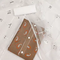 HERE&NOW Paisley Printed Slub Cotton Unstitched Dress Material-picture-36