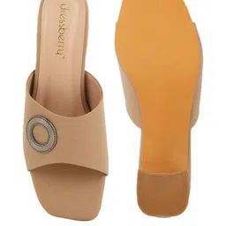 DressBerry Textured Party Block Heels image 2