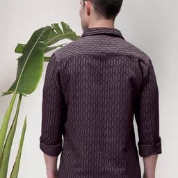 Moda Rapido Men Patterned Full Sleeve Casual Shirt image 3