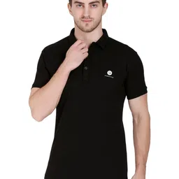 FARICON Men Black Cotton Tshirts-image-39