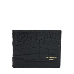 Da Milano Men Geometric Textured Leather Two Fold Wallet-image-55