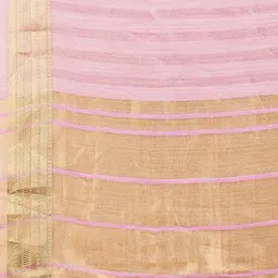 HERE&NOW Woven Design Organza Handloom Saree image 4