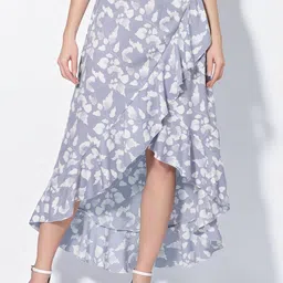 OOMPH! FACTOR Printed Wrap Maxi Skirt-picture-42