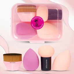 MAJESTIQUE Set Of 4 Makeup Sponge & Beauty Blender Set-picture-9