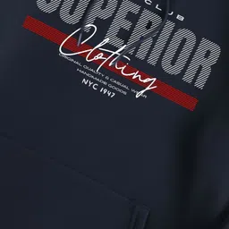 lynx club Men Full Sleeve Printed Hooded Sweatshirt image 4