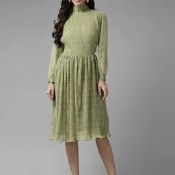 BAESD Women Fit & Flare Dress-image-29