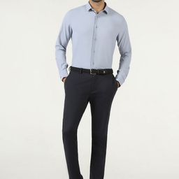 Blackberrys Men India Slim Fit Solid Spread Collar Formal Shirt-picture-9