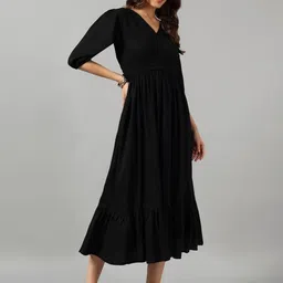 Jash Creation Women Crepe Anarkali Kurta image 3