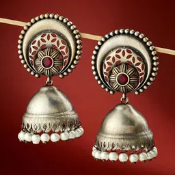 Fabindia Contemporary Jhumkas Earrings-picture-27